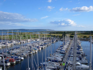 Marina with boats and yachts