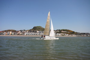 Dragonfly 920 Extreme Trimaran sailing in Conwy  (14)