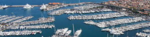 Slim shot of Antibes France
