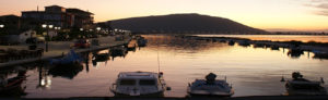 Lefkas in the evening network Yacht brokers