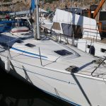 Bavaria Yacht on berth
